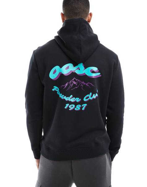 OOSC - Powder Club - Sweat à capuche - Noir - view 1