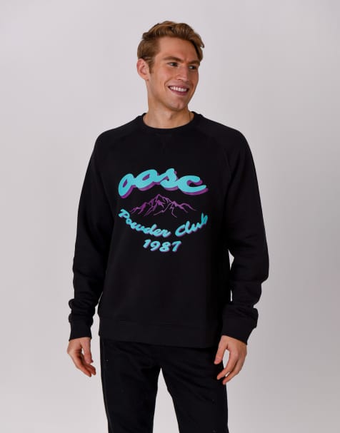 OOSC - Powder Club - Sweatshirt in zwart - view 1