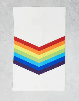 OOSC - Rainbow Road - Tour de cou pour le ski - Multicolore-Blanc