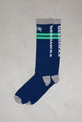 Oosc Seattle Seahawks -  X Nfl Ski / Snowboard Sock In Blue