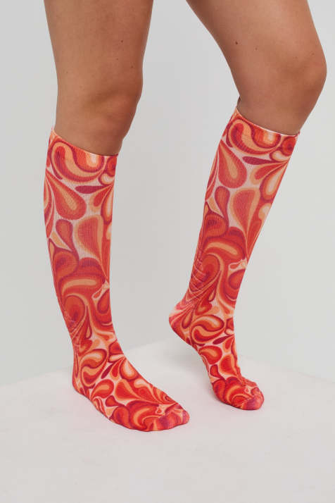 OOSC Shagadelic baby! ski / snowboard sock in multi - view 1