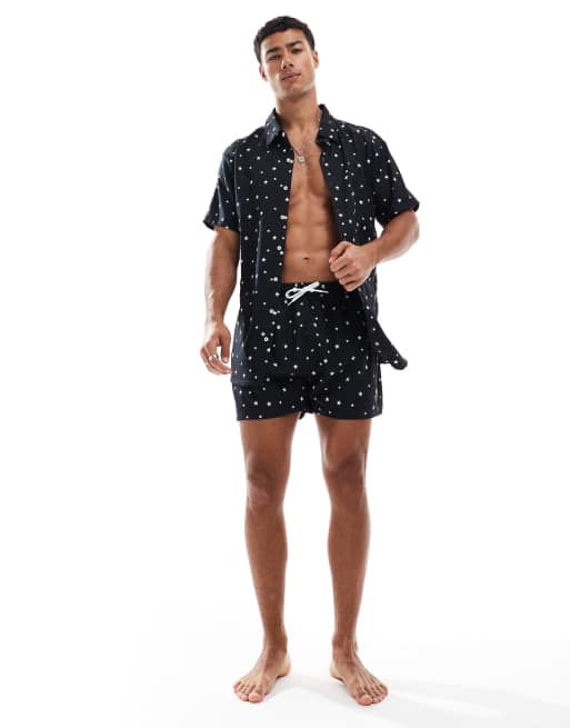 OOSC - Shining star - Zwemshort voor heren in zwart, 3 van 4