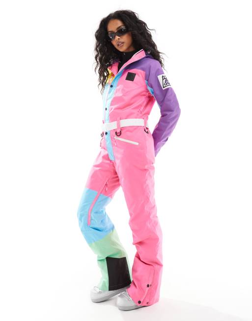 OOSC - So Fetch - Tuta da sci da donna multicolore , 4 di 4