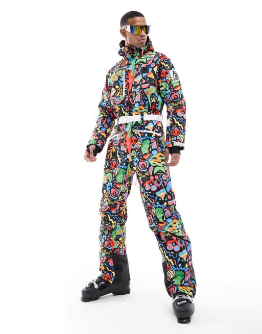OOSC - Stairway to Heaven - Combinaison de ski pour homme - Multicolore 