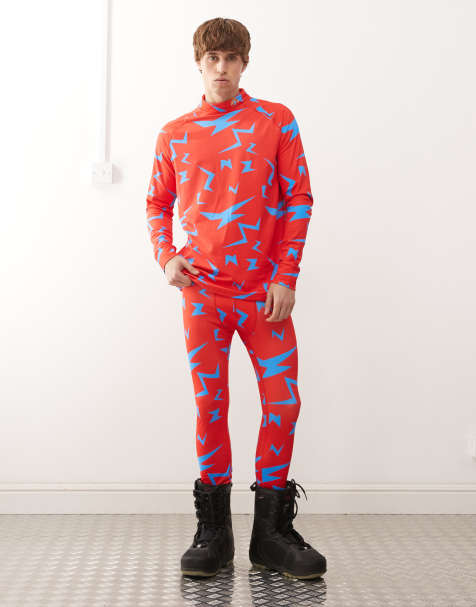 OOSC – Starman – Baselayer-Hose für Herren in Rot - view 1