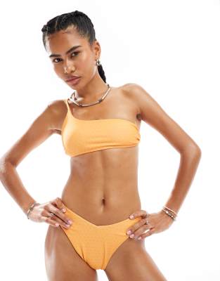 OOSC - Tangerine Squeeze - Mix and Match - Slip bikini arancioni con taglio a V