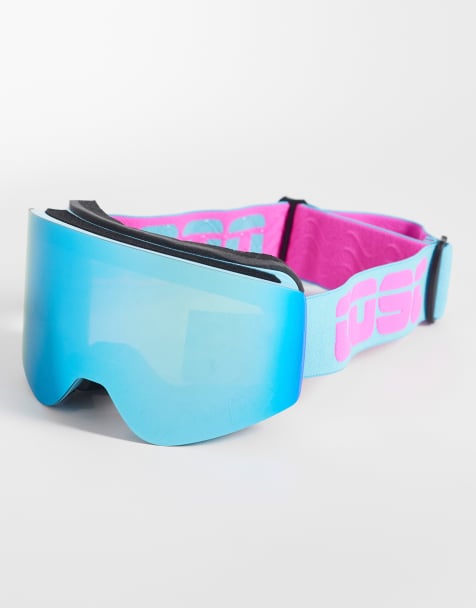 OOSC - Vizion - Masque de ski et snowboard - Bleu fluo et rose - view 1