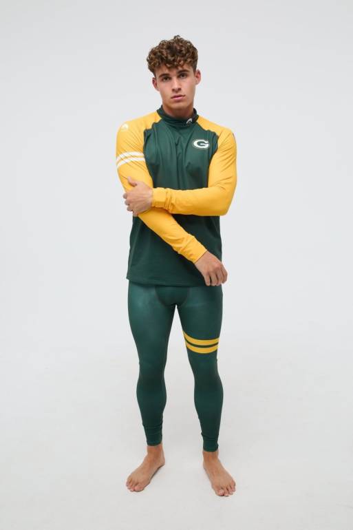 OOSC x NFL - Green Bay Packers - Top baselayer da uomo multicolore