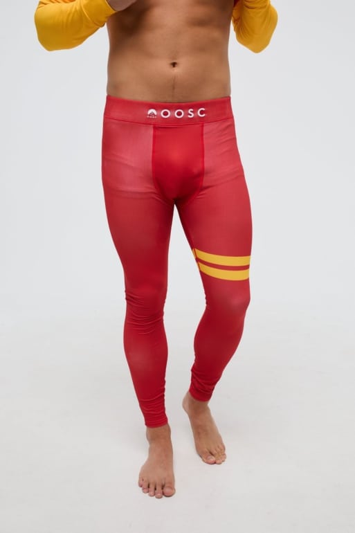 OOSC x NFL - Kansas City Chiefs - Pantaloni baselayer da uomo multicolore