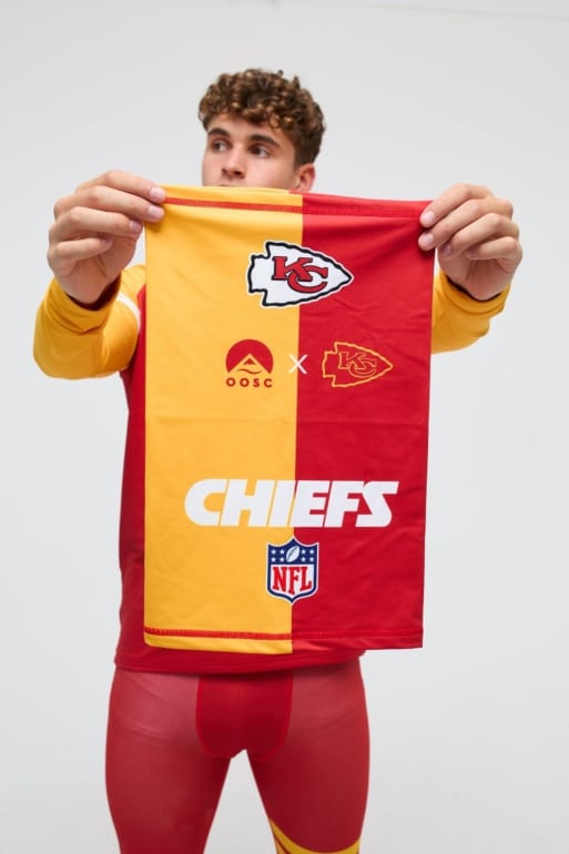 OOSC x NFL - Kansas City Chiefs - Scaldacollo multicolore, 3 di 3