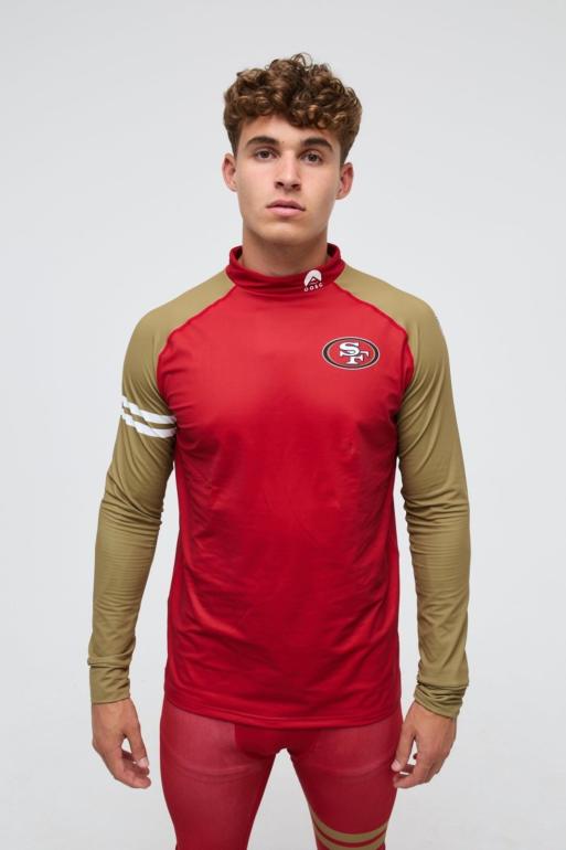 OOSC x NFL - San Francisco 49ers - Top baselayer da uomo multicolore
