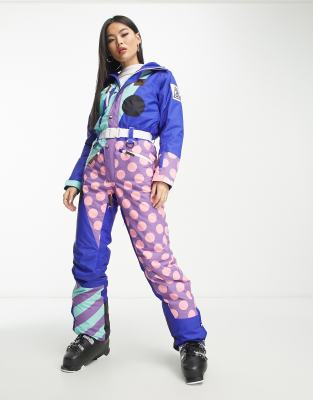 OOSC X Penfold ski suit in blue  - ASOS Price Checker