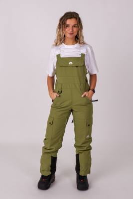OOSC - Yeh Girl - Salopette avec plastron - Kaki-Vert