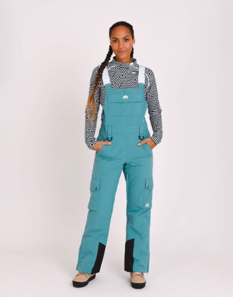 OOSC - Yeh Girl - Salopette avec plastron - Sarcelle - view 1