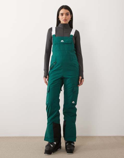 OOSC - Yeh Girl - Salopette avec plastron - Vert forêt - view 1