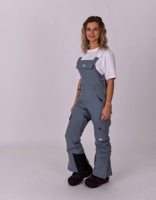OOSC – Yeh Girl – Ski-Latzhose in Grau