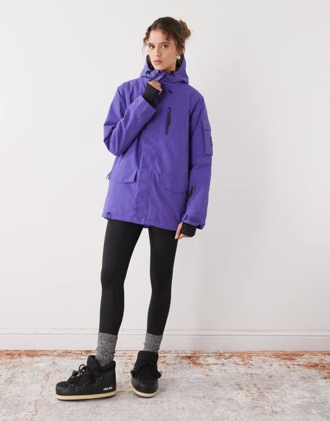 OOSC Yeh girl ski & snowboard jacket - purple in purple - view 1