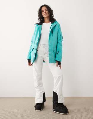 OOSC - Yeh Girl - Ski- und Snowboardjacke in Aquagrün-Blau