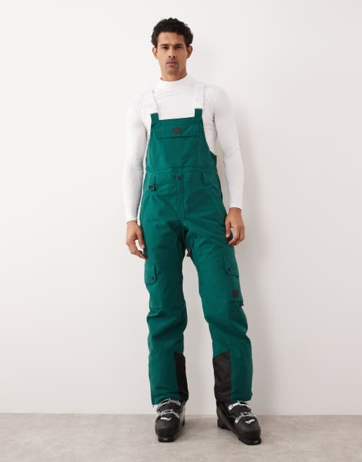 OOSC Yeh man bib pant - forest green in forest green, 2 of 5