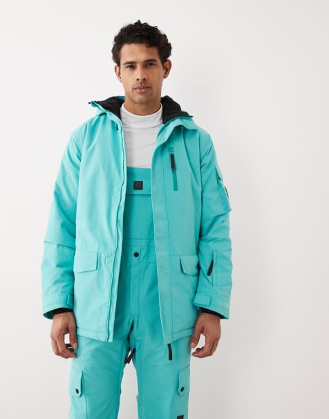 OOSC Yeh man jacket aqua in aqua - view 1