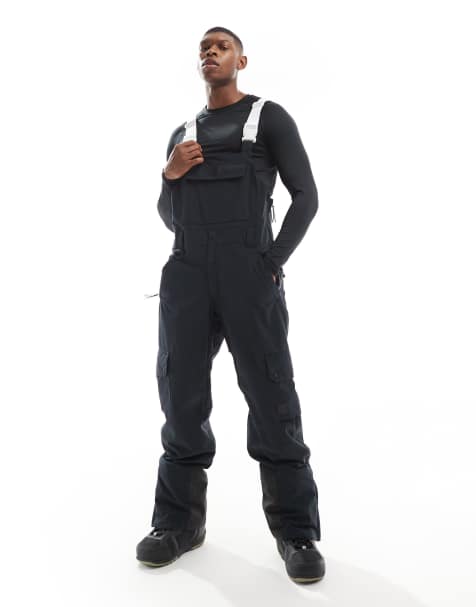 OOSC Yeh man ski  & snowboard bib pant in black  - view 1