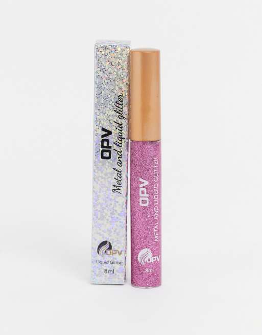 OPV Beauty - Mystical Metal And Liquid Glitter Liner - Eyeliner in roze