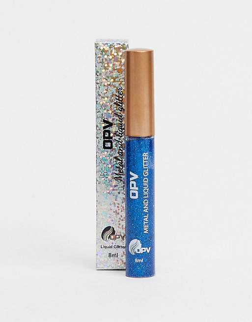 asos.com | OPV Beauty Stargirl Metal and Liquid Glitter Liner - Dark Blue
