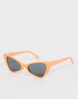 Orange On The Hunt cat eye-solbriller fra Le Specs