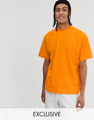 Orange t-shirt fra COLLUSION