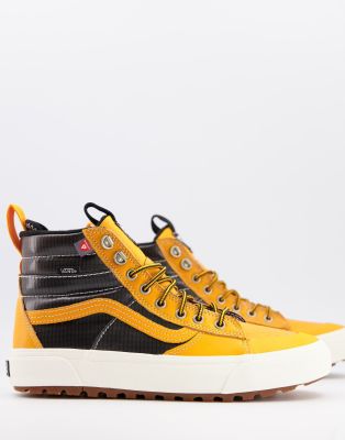 фото Оранжевые кроссовки vans sk8-hi mte 2.0 dx-оранжевый цвет