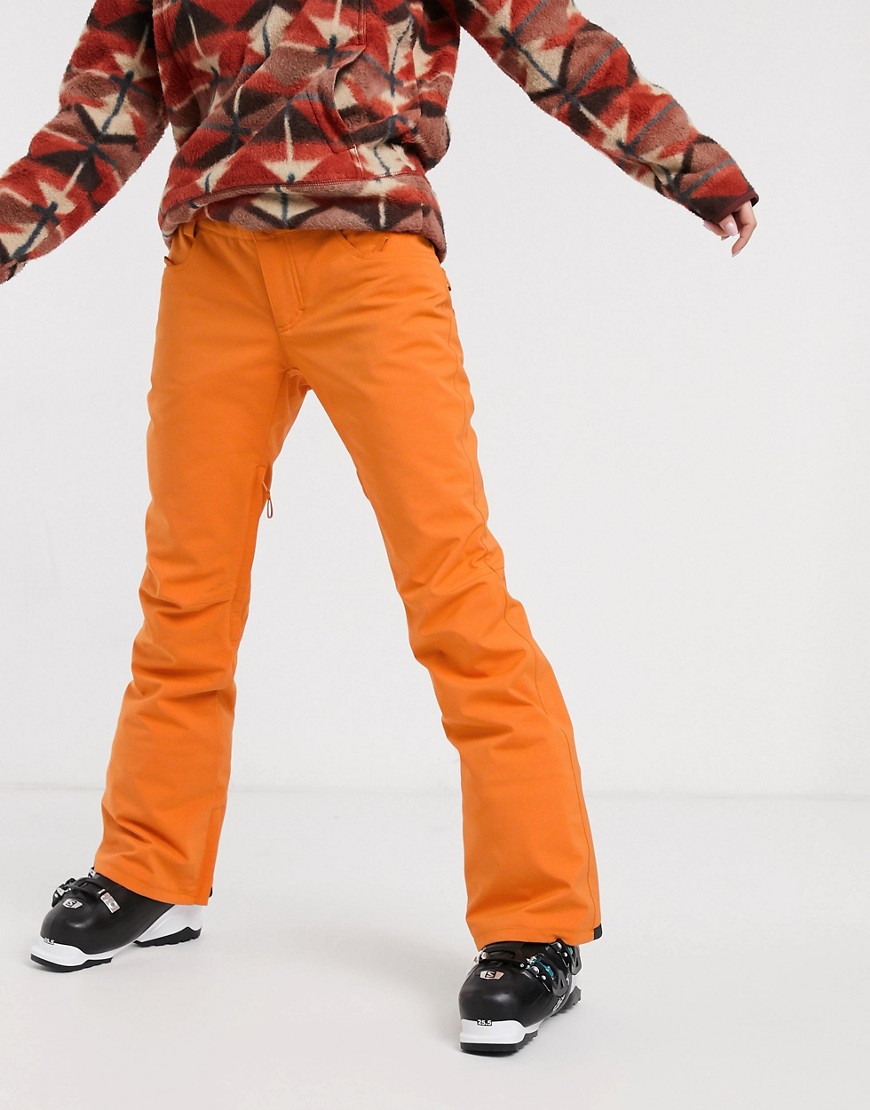 фото Оранжевые лыжные брюки billabong-оранжевый