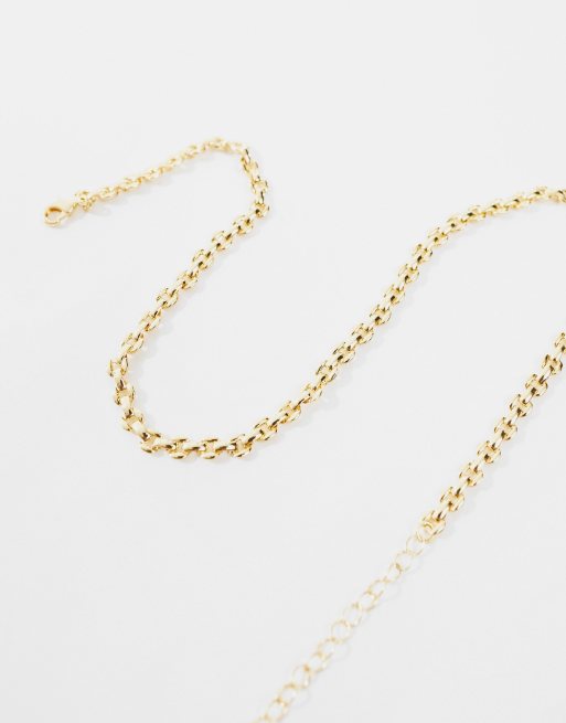 Orelia 18k gold plated vintage style 16