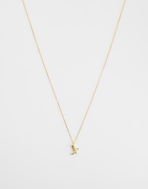 Orelia - Collier avec breloque santiag en plaqué or 18 carats, 2 de 4