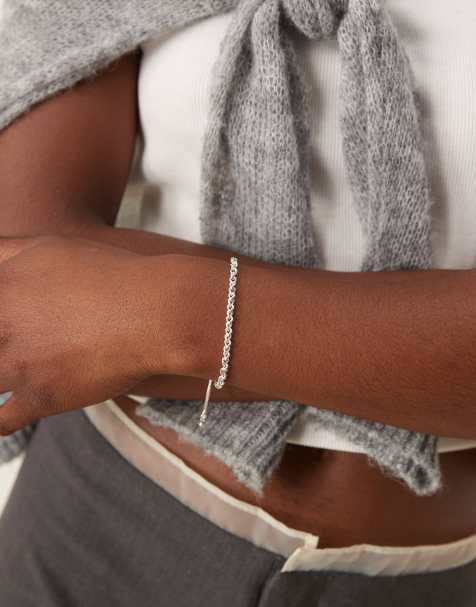Orelia – Glidarmband i sterlingsilver med kedjelänkar - view 1