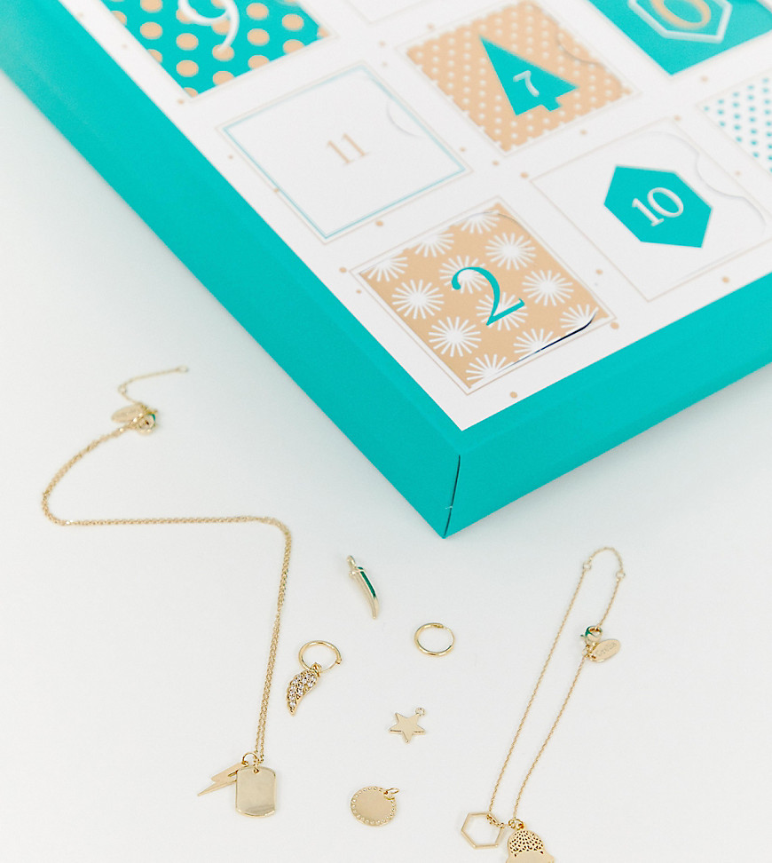 Orelia gold plated create your own jewellery 12 days of christmas advent calendar