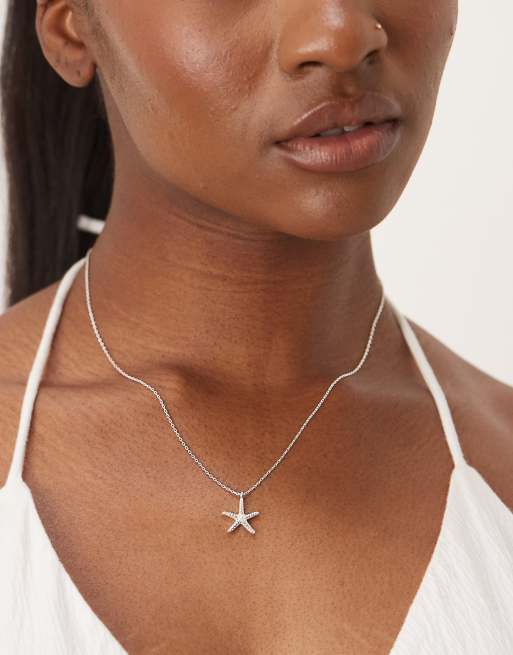 Orelia – Halsband i sterlingsilver med sjöstjärnehänge