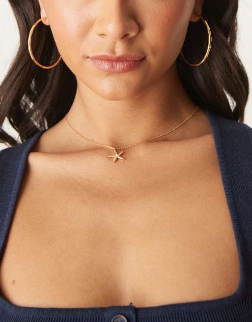 Orelia molten large hoops in 18ct gold plated, 3 of 3