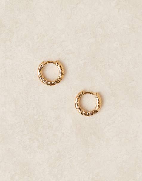 Set 3 Paia Orecchini Placcati Oro 18K – Cerchi Con Ciondoli Luna E Stelle, Gioielli Minimalisti Ipoallergenici Per Donne, Confezione Regalo
