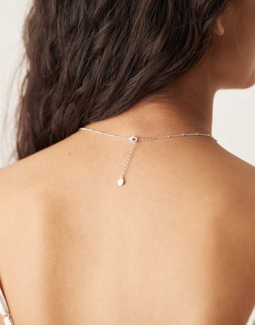 Orelia - Schakelketting in sterling verzilverd, 3 van 3