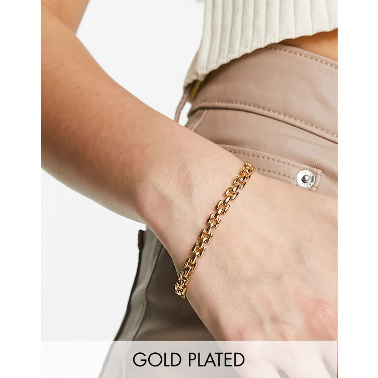 slim link chain bracelet