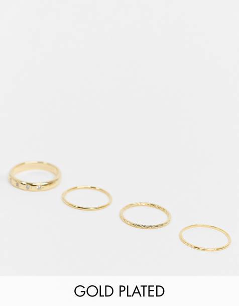 Ringe Fur Damen Silberne Und Vergoldete Ringe Asos