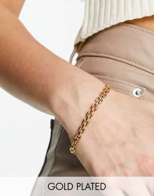 QDLTGBD Damen Armband Vergoldet Verstellbar - Papierclip Design In Gold