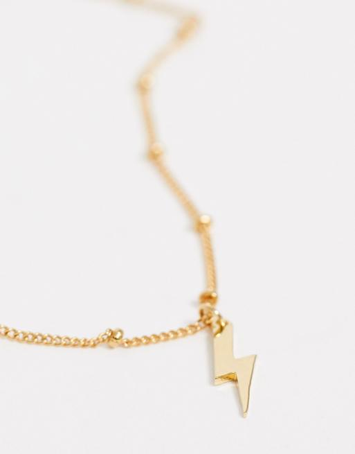 lightning bolt necklace forever 21