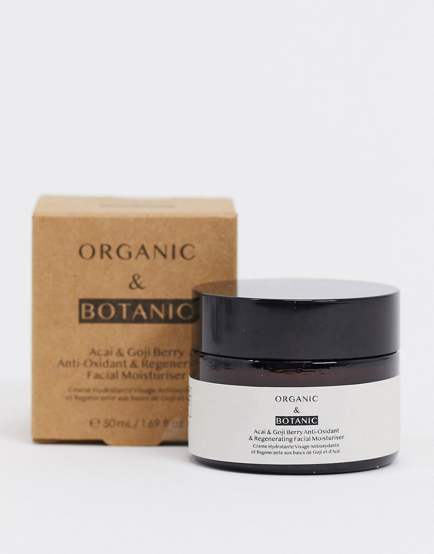 Organic & Botanic acai and goji berry moisturiser 50ml-Clear