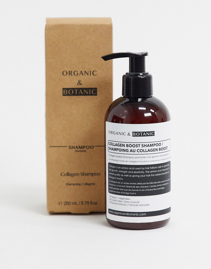 Organic & Botanic - Collageen boost shampoo-Doorschijnend
