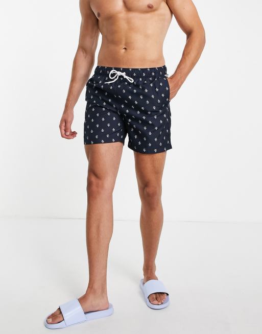 Original Penguin - Badeshorts med polkaprikker