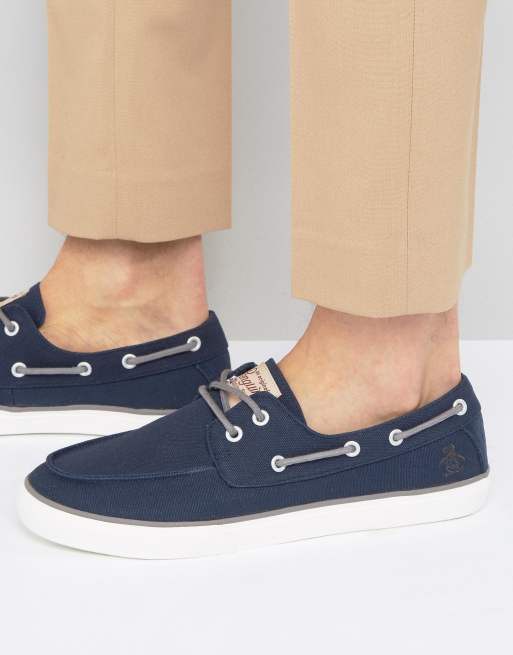 Original penguin canvas on sale shoes