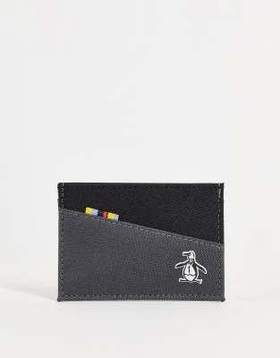 ORIGINAL PENGUIN CARD HOLDER-BLACK