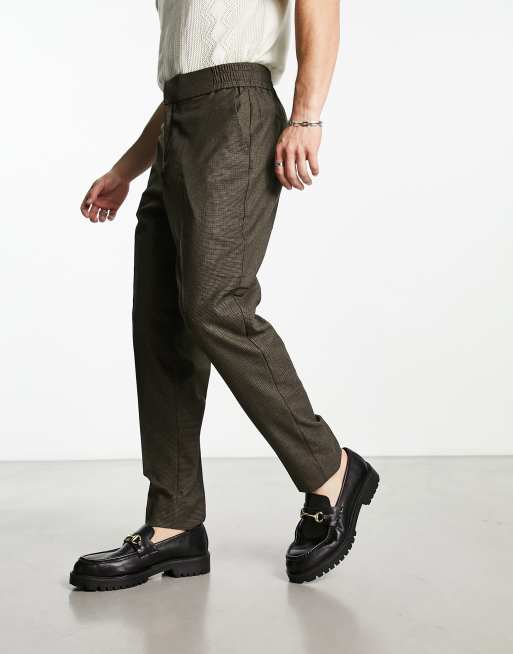 Men Carrot Fit Pants