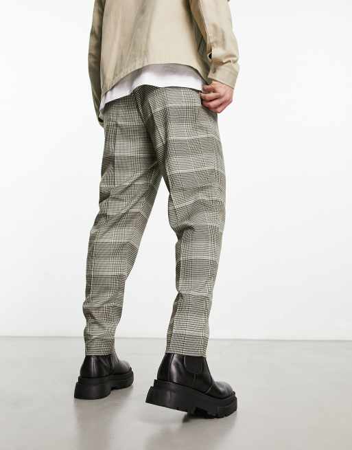 Carrot fit trousers - Beige